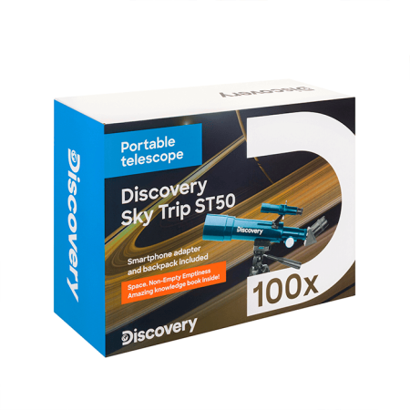 Телескоп Levenhuk Discovery Sky Trip ST50 с книгой